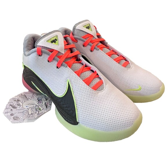 Nike NEW Size 10 Lebron XXII White Volt Glow Basketball Shoes FZ1094-101 Men\'s main image 16
